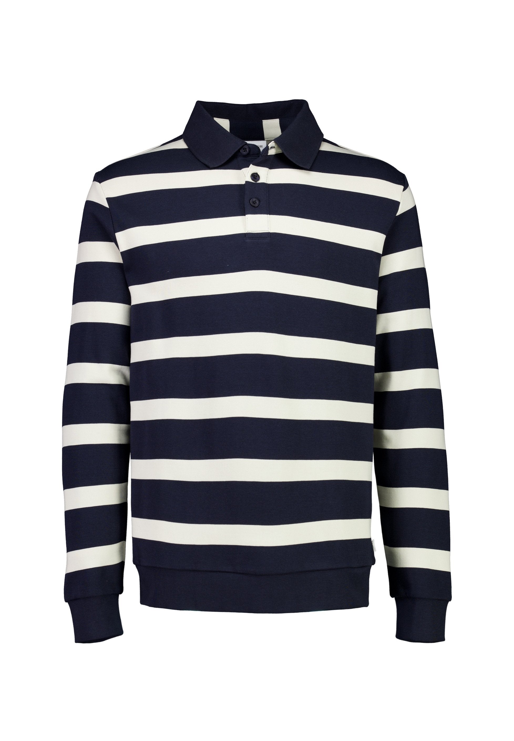 STRIPED POLO SWEATSHIRT L/S Media 1