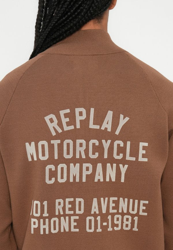 Replay MOTO FLOCK ZIP JACKET