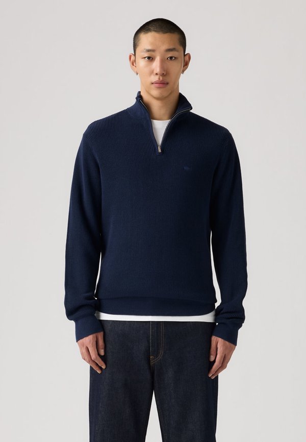 Levi's® QUARTER ZIP - Jumper - naval academy