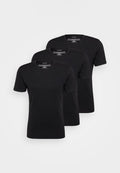 Calvin Klein Underwear 3 PACK T-SHIRTS COTTON MICRO STRETCH TEES - Undershirt - black