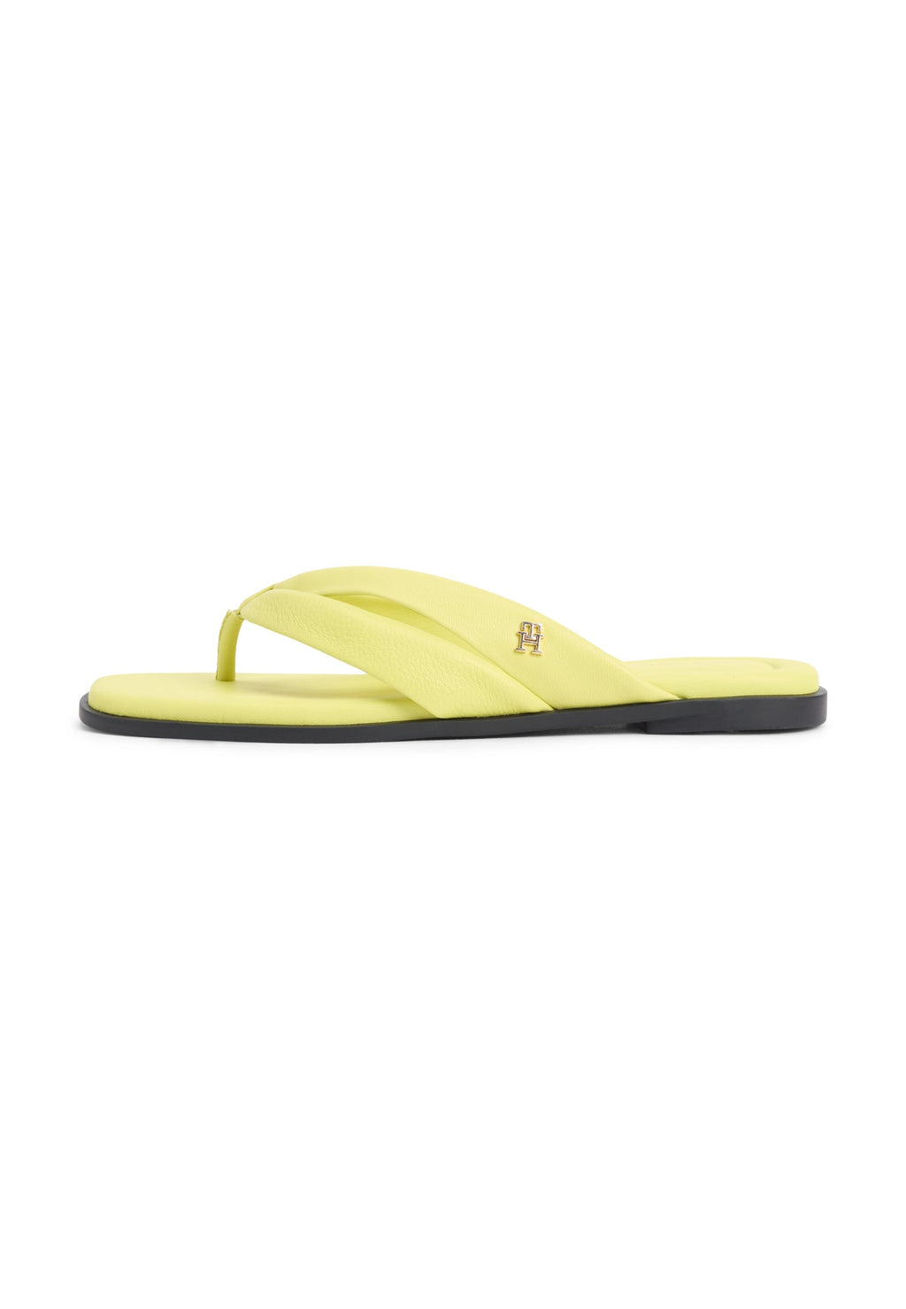 LEATHER TOE POST FLAT SANDALS Media 1