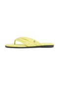 LEATHER TOE POST FLAT SANDALS Media 1