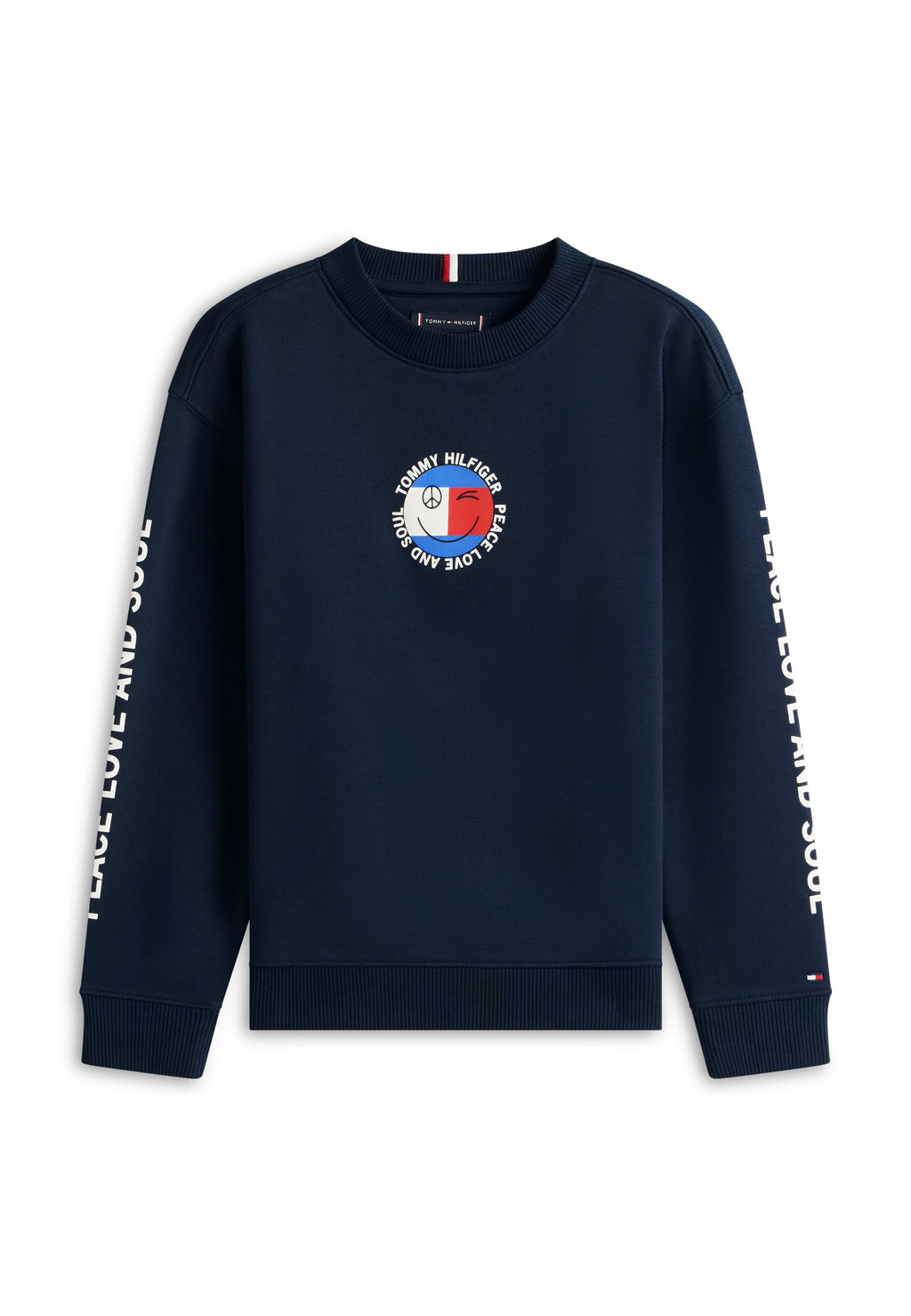 SMILEY FLAG BACK LOGO TERRY SWEATSHIRT Media 1