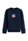 SMILEY FLAG BACK LOGO TERRY SWEATSHIRT Media 1