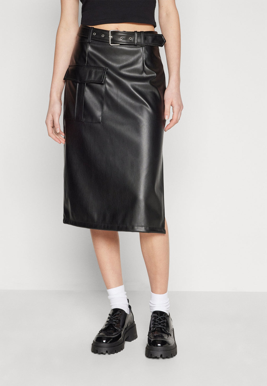 Noisy May PAULA MIDI CARGO SKIRT SLIT