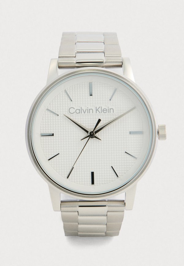 Calvin Klein LINKED - Watch - silver-coloured/white