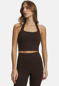 Under Armour MERIDIAN HALTER - Top - kona brown