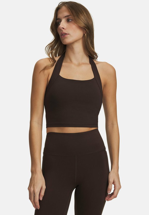 Under Armour MERIDIAN HALTER - Top - kona brown