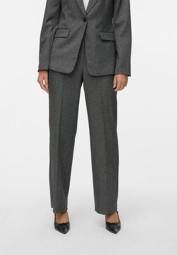 Vero Moda VMFALKE Mid waist - Trousers - black