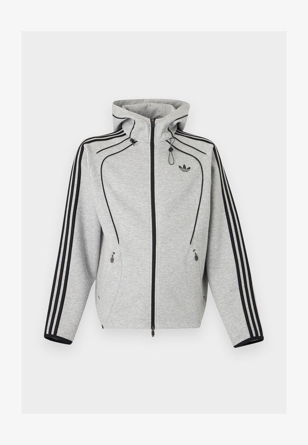 adidas Originals SPACER FZ HD - Zip-up sweatshirt - medium grey heather