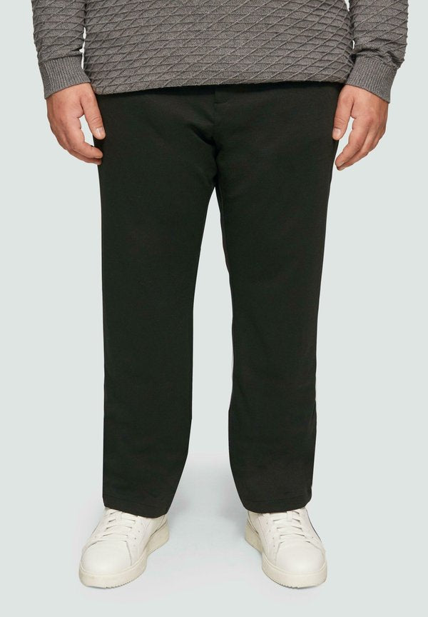 s.Oliver MIT STRAIGHT LEG - Chinos - schwarz