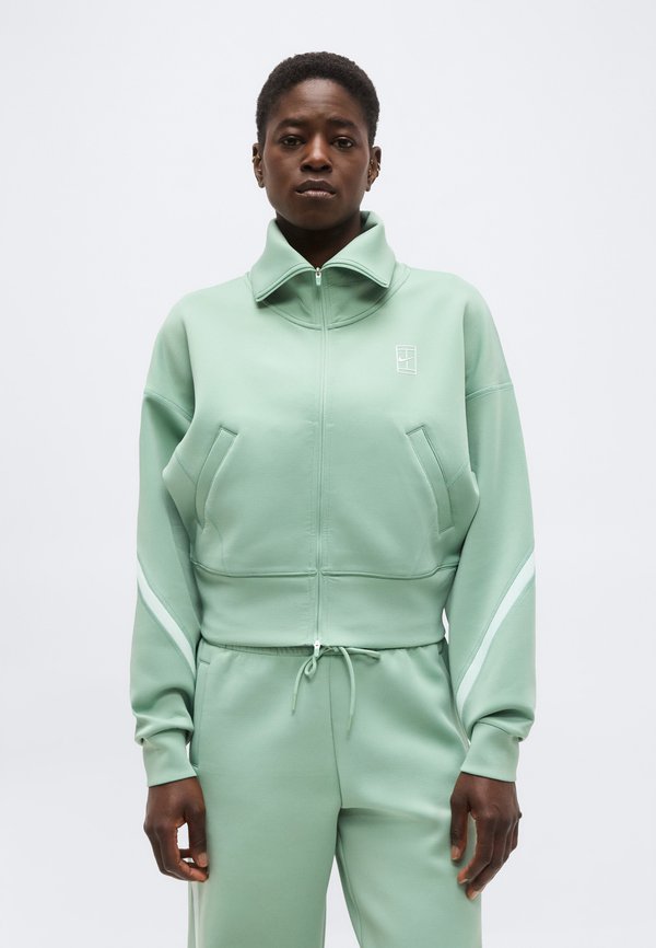 Nike Performance NIKECOURT ADVANTAGE JACKET - Training jacket - steam/white