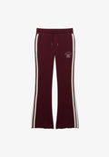 Superdry & Co SUPERDRY ATHLETIC ESSENTIALS STRIPE FLARE JOGGERS.. - Tracksuit bottoms - port red