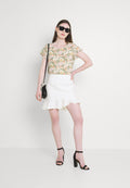NA-KD BOTTOM FLOUNCE MINI SKIRT
