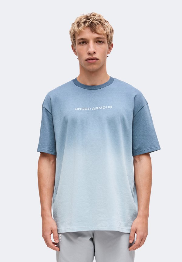 Under Armour GRADIENT - Print T-shirt - midnight navy/blue fog