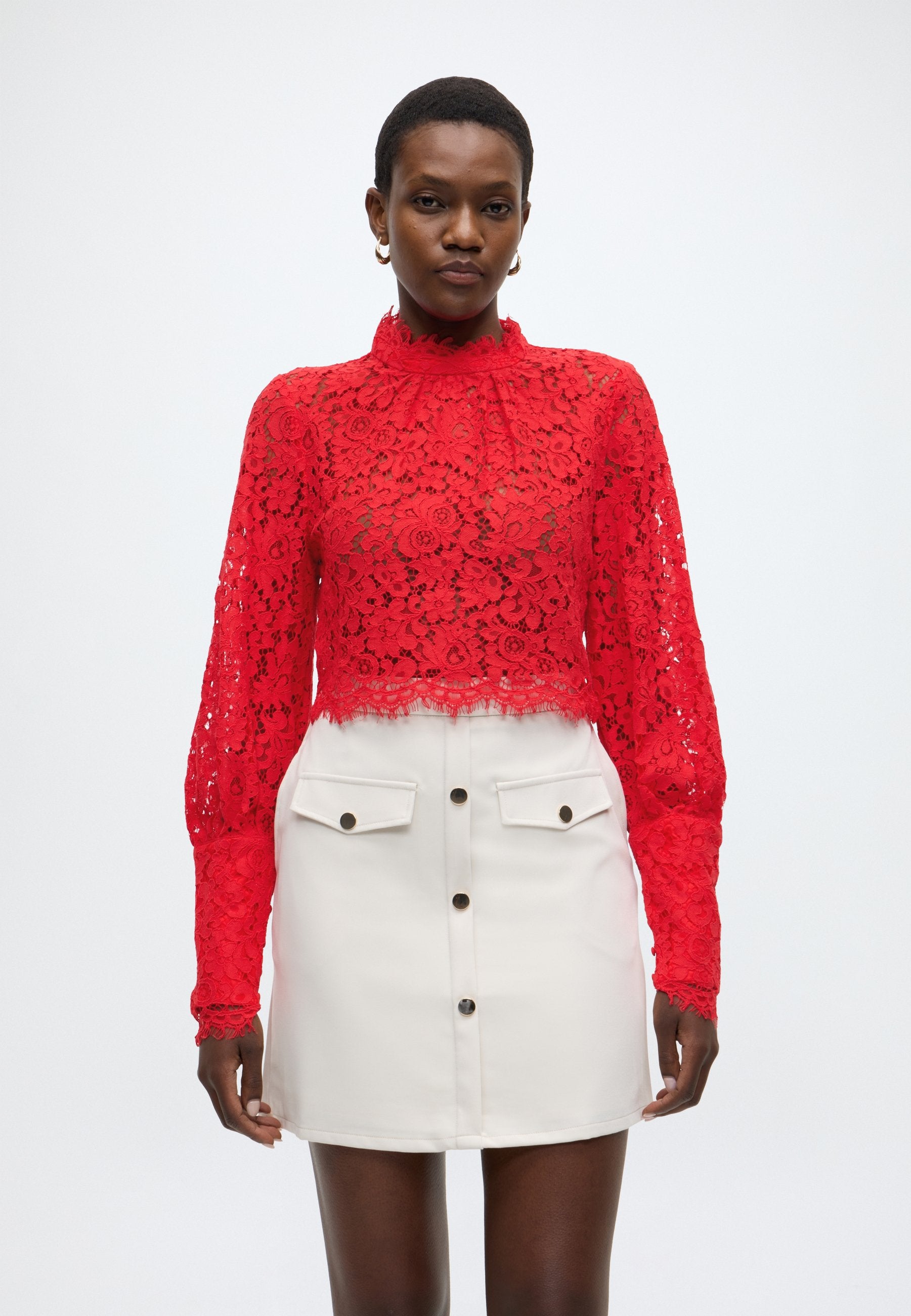 Bardot LACE GEORGIA TOP
