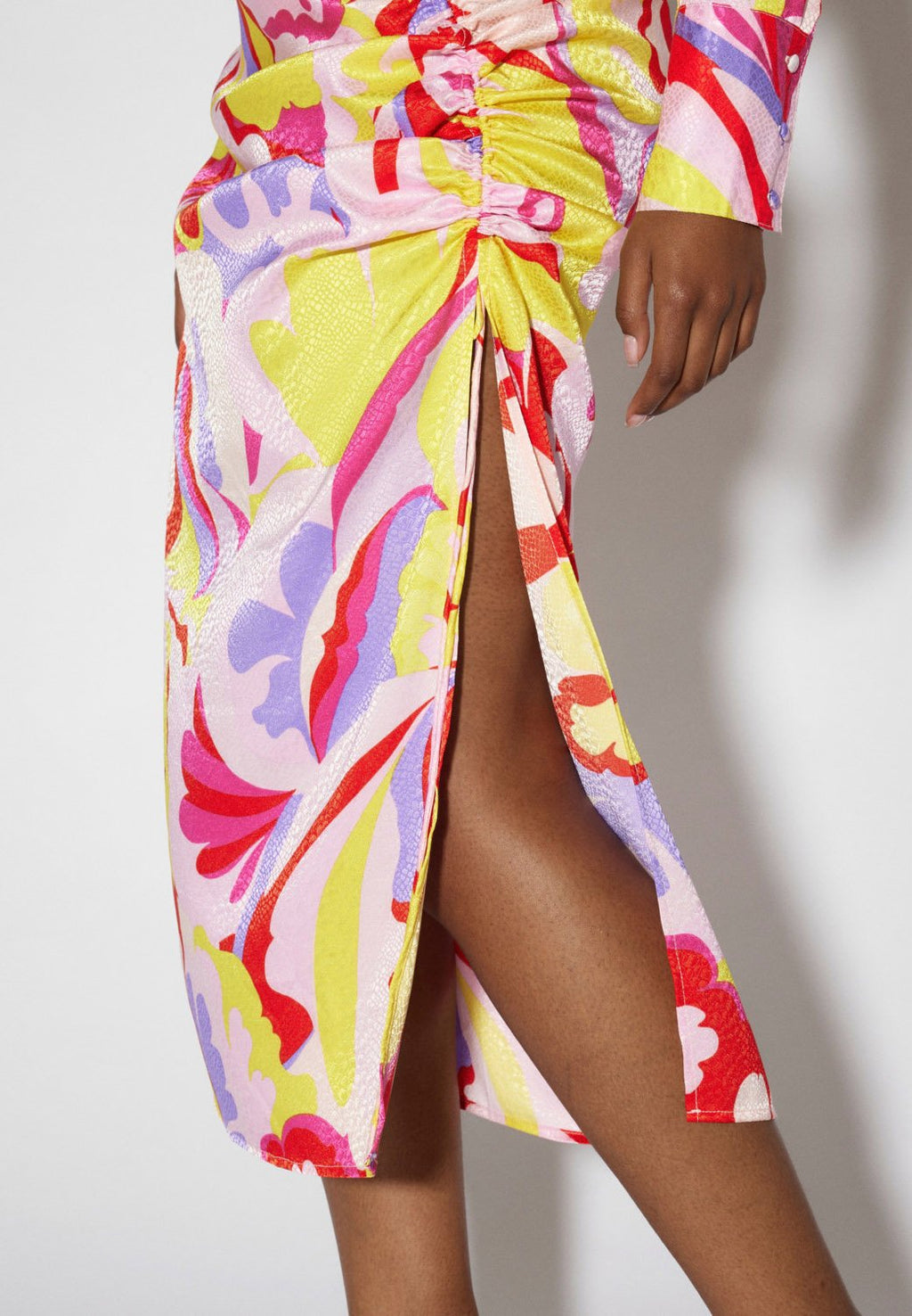 SOMETHINGNEW AMELIA CALF SKIRT