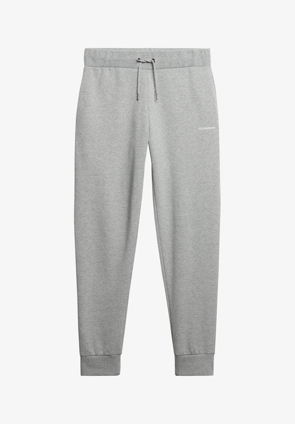 Superdry & Co PLAIN JOGGERS - Tracksuit bottoms - grey marl