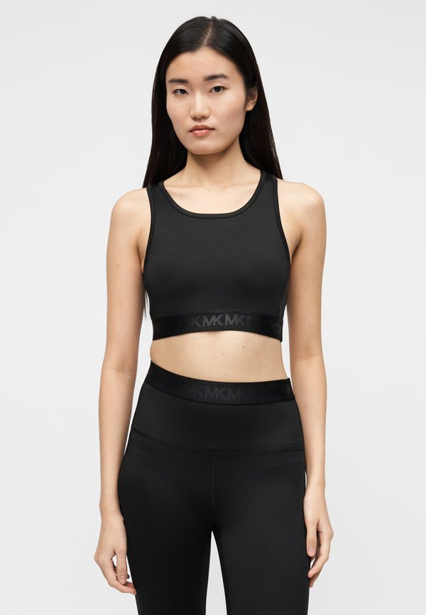 MICHAEL Michael Kors LOGO TAPE SPORTS BRA