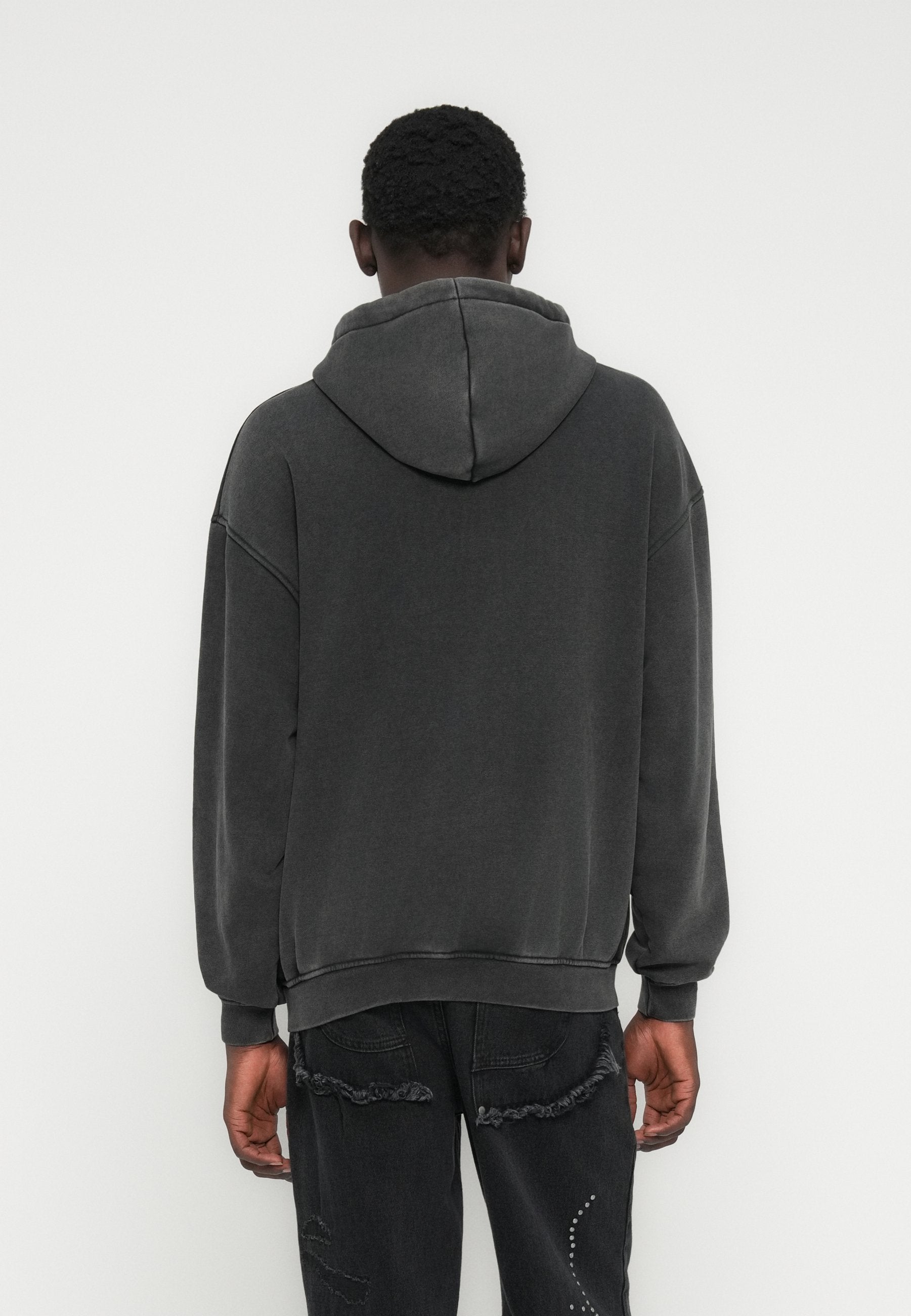 FAVELA FAVELA COLLEGE DISTRESSED PATCHED  HOODIE