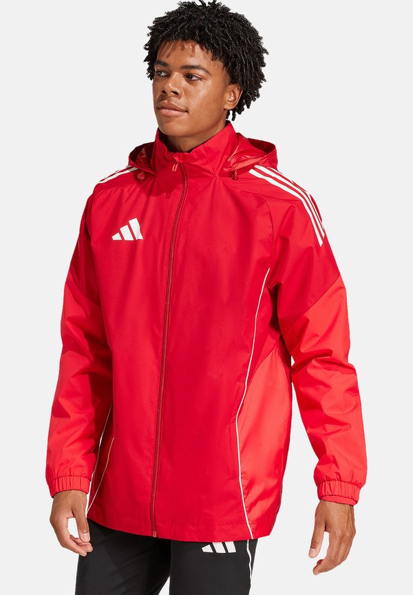 adidas Performance ALLWETTER TIRO COMPETITION REGEN - Training jacket - rotlila
