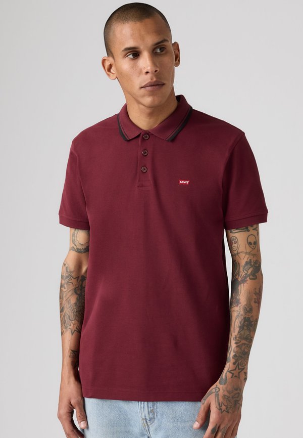 Levi's® Polo shirt - wood tipping tawny port