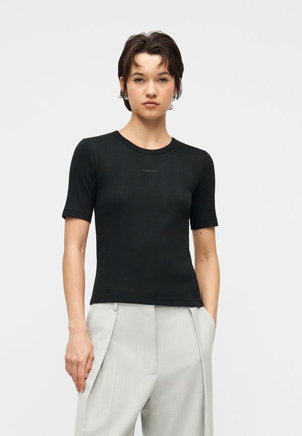 Calvin Klein VARIGATED NANO LOGO NECK