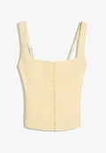 Bershka BENGALINE STRAPPY - TOP 00930710 - Blouse - yellow
