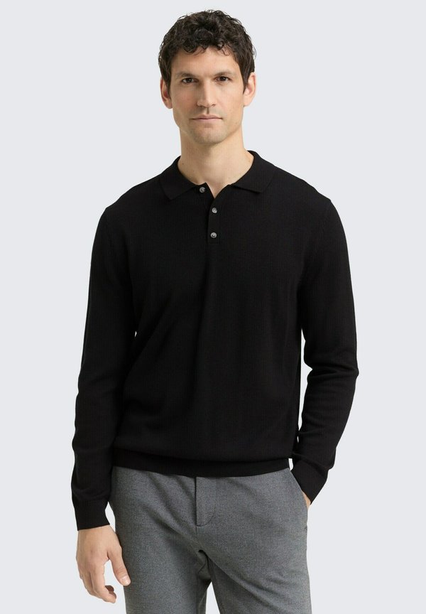 TOM TAILOR Polo shirt - black