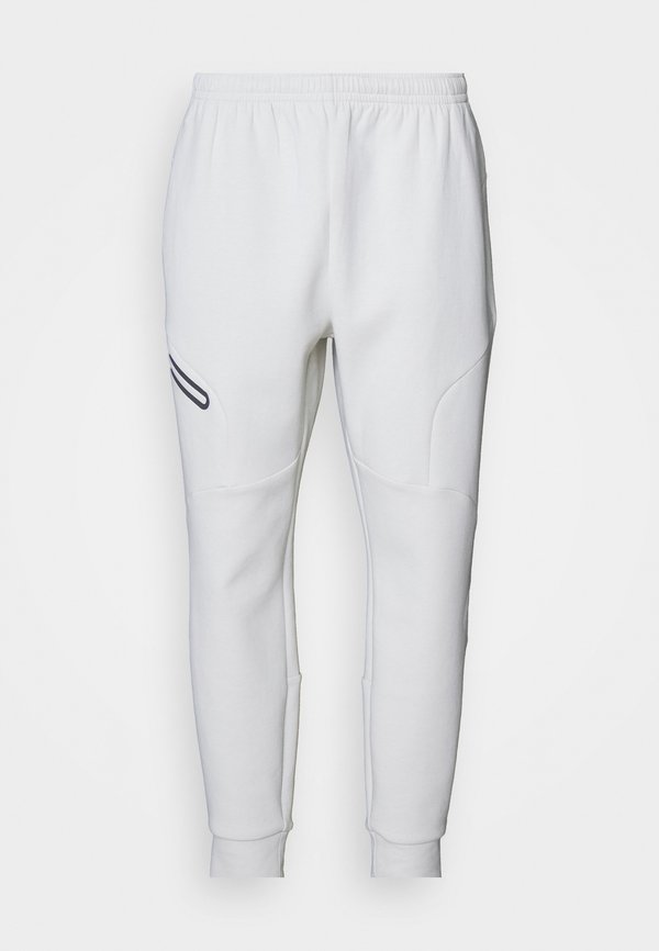 Under Armour UNSTOPPABLE FLEECE - Tracksuit bottoms - summit white/black