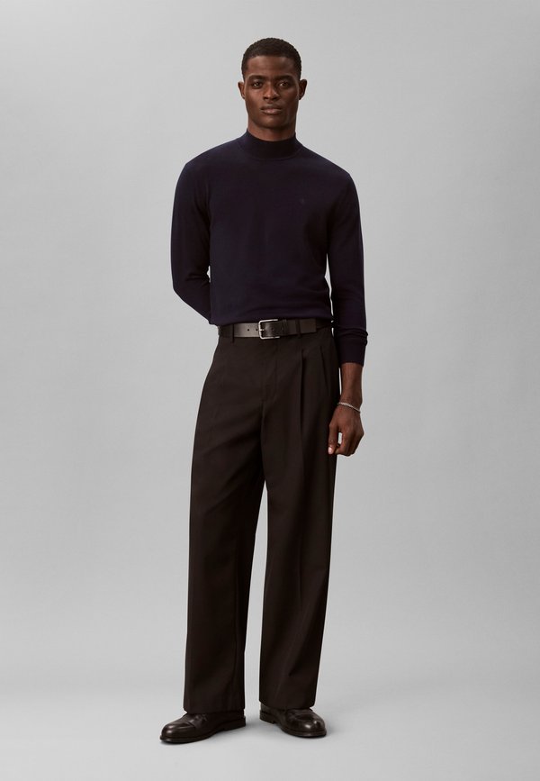 Calvin Klein MOCK NECK - Jumper - dark sapphire