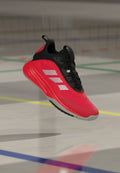 adidas Performance OWNTHEGAME 3.0 UNISEX - Basketball shoes - pure ruby/silver-coloured metallic/core black