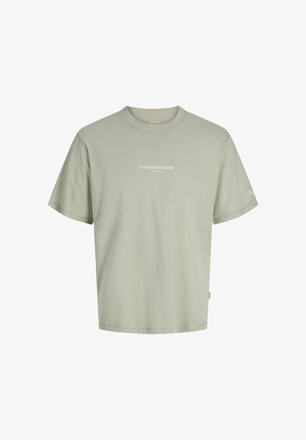 Jack & Jones T- - Print T-shirt - seagrass