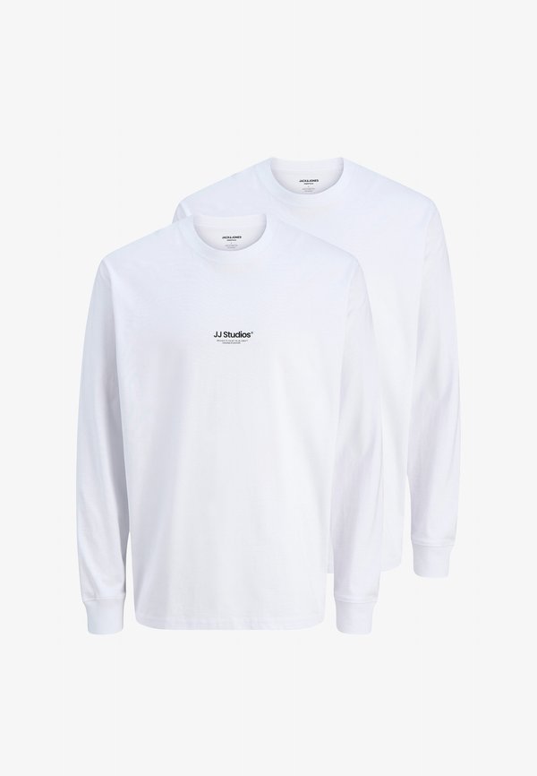 Jack & Jones 2 PACK - Long sleeved top - weiß