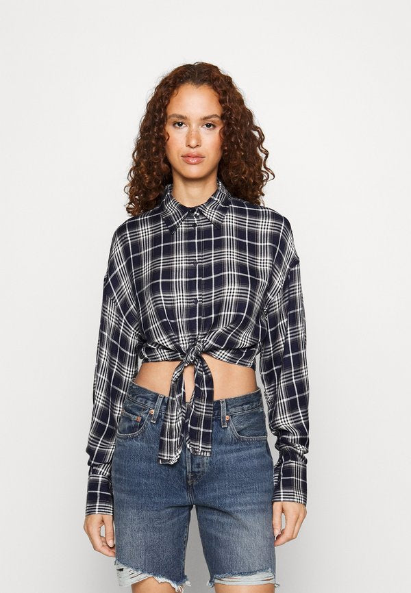 ONLY Tall ONLRILEY KNOT CHECK SHIRT