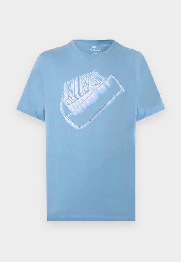 Nike Sportswear TEE BLUR FUTURA - Print T-shirt - work blue