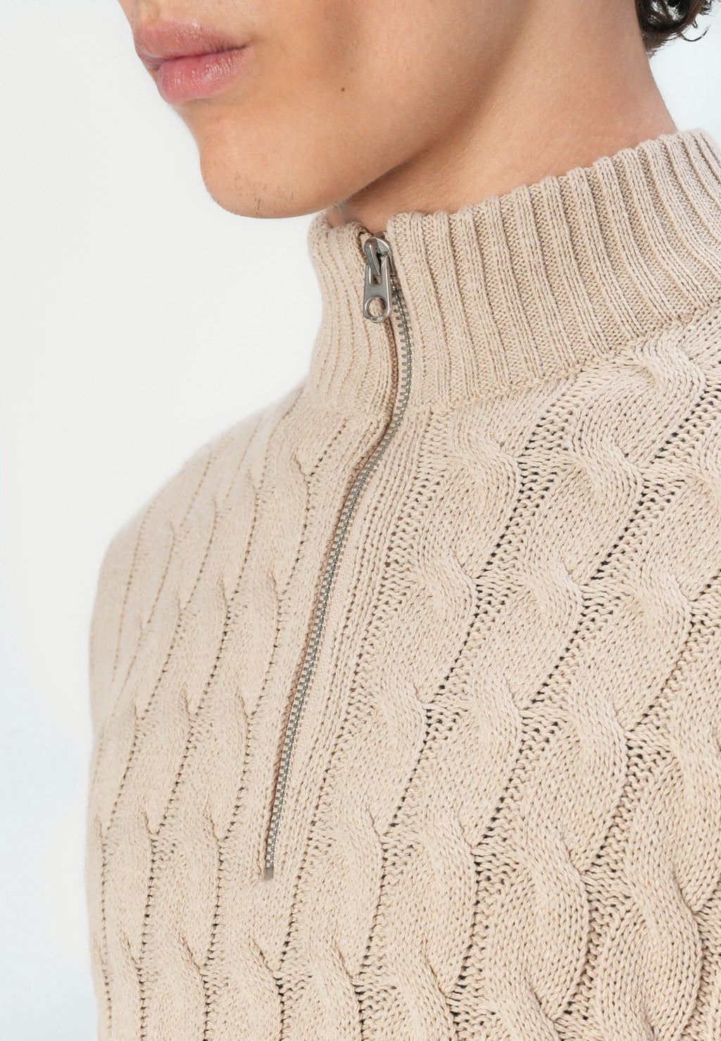 ONSKICKER LIFE CABLE HALF ZIP Media 6