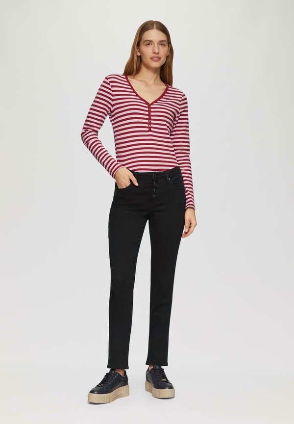 s.Oliver MID RISE  - Slim fit jeans - schwarz