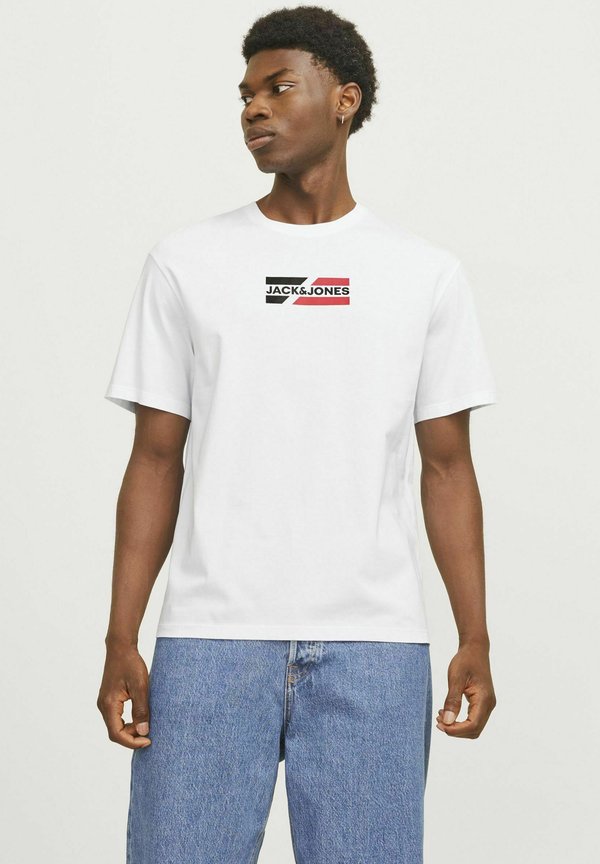Jack & Jones Logo - Print T-shirt - white