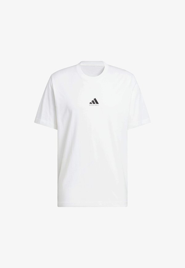 adidas Performance BB FOUND TEE - Basic T-shirt - white   black