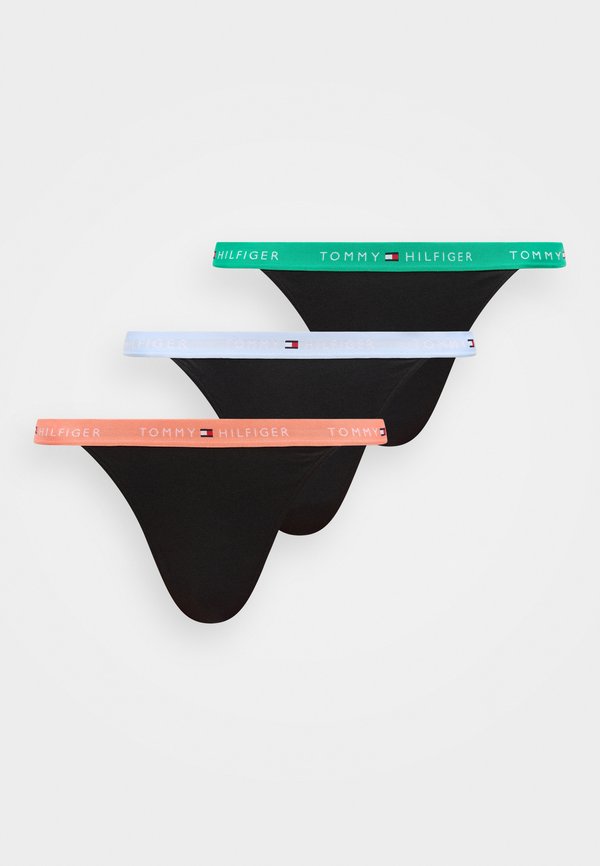 Tommy Hilfiger 3 PACK - Thong - sweet blue/peach dusk/jade