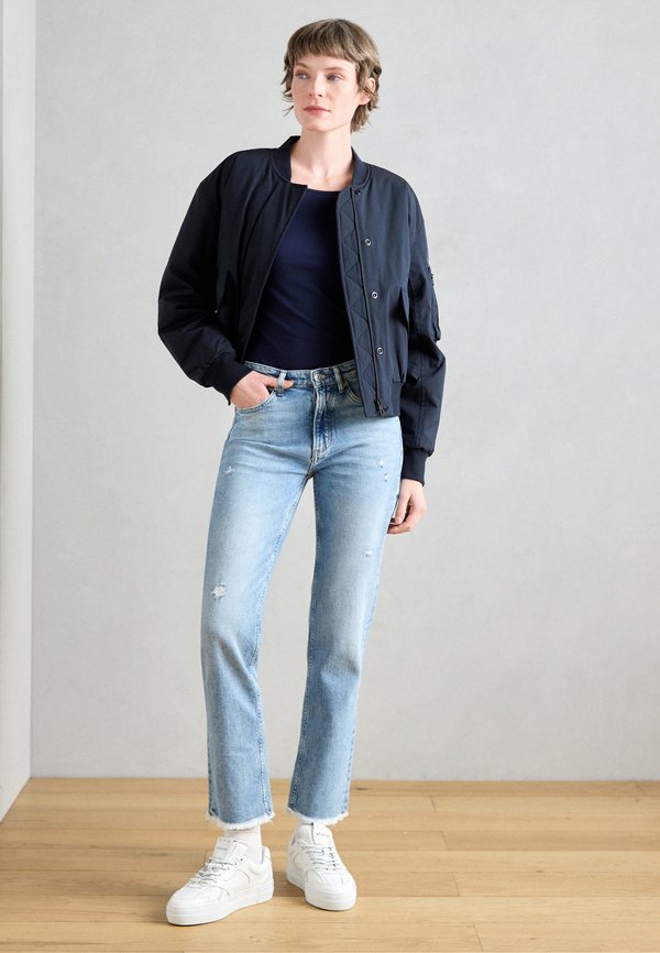 Marc O'Polo CROPPED LENGTH HIGH WAIST CUT HEM