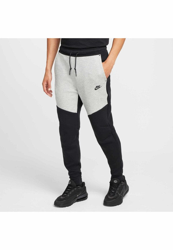 Nike Sportswear Tracksuit bottoms - black dark grey heather black
