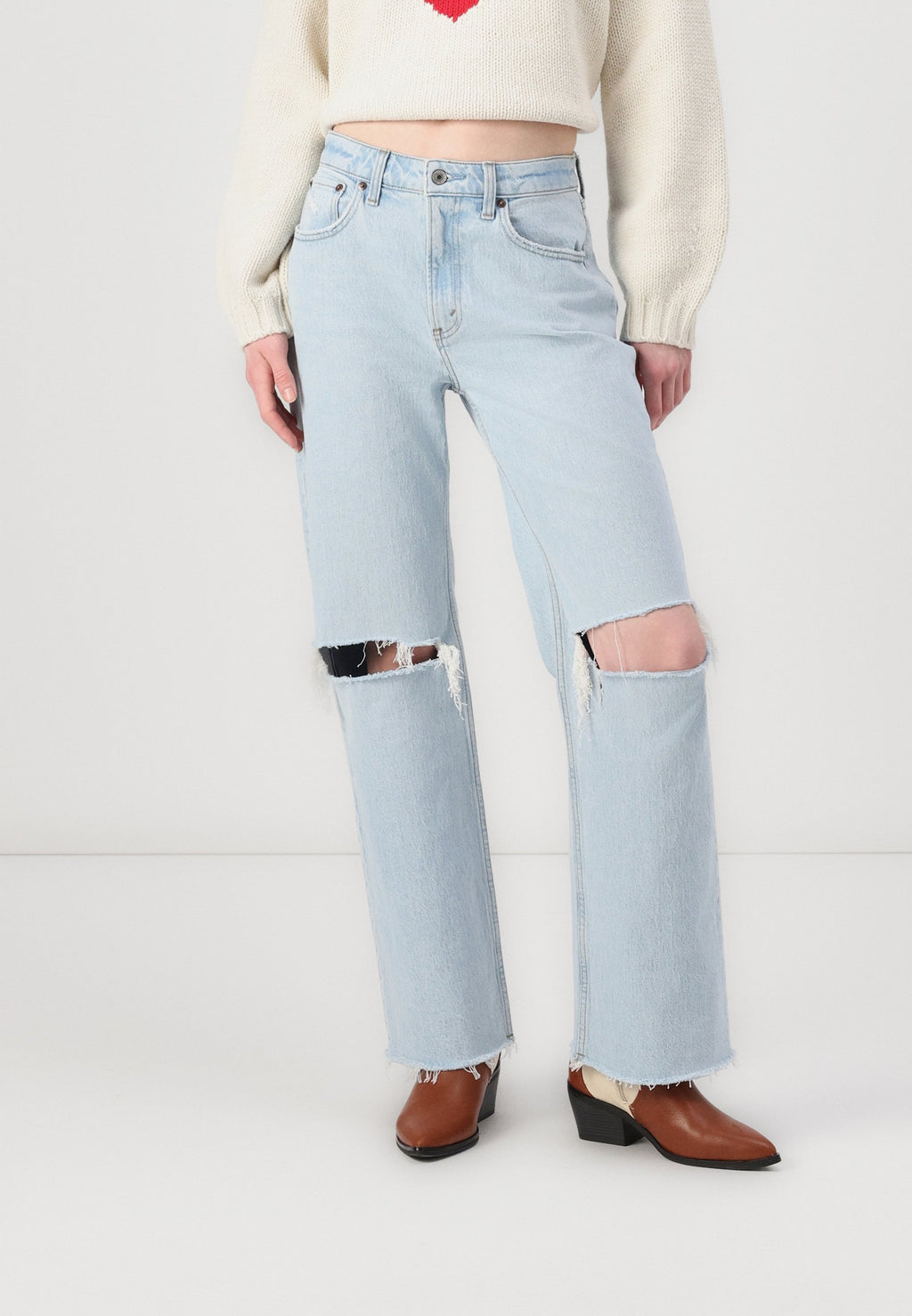 Abercrombie & Fitch Curve Love High Rise 90s Relaxed Jean