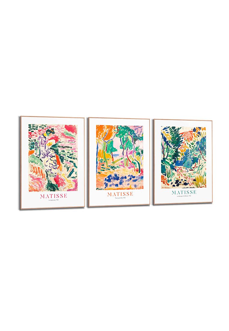 Orange Wallz MATISSE FLORAL 3 PACK