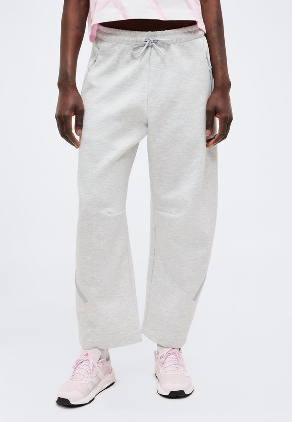 adidas Sportswear Z.N.E. OPEN HEM - Tracksuit bottoms - light grey heather