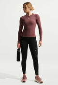 Nike Performance W NK DF ONE HR 7/8 PKT TGHT - Leggings - black/white