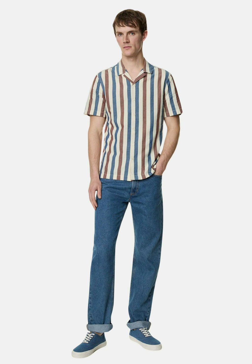 Marks & Spencer SEERSUCKER STRIPED