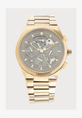 Calvin Klein DISTINGUISH - Chronograph watch - gold-coloured/grey
