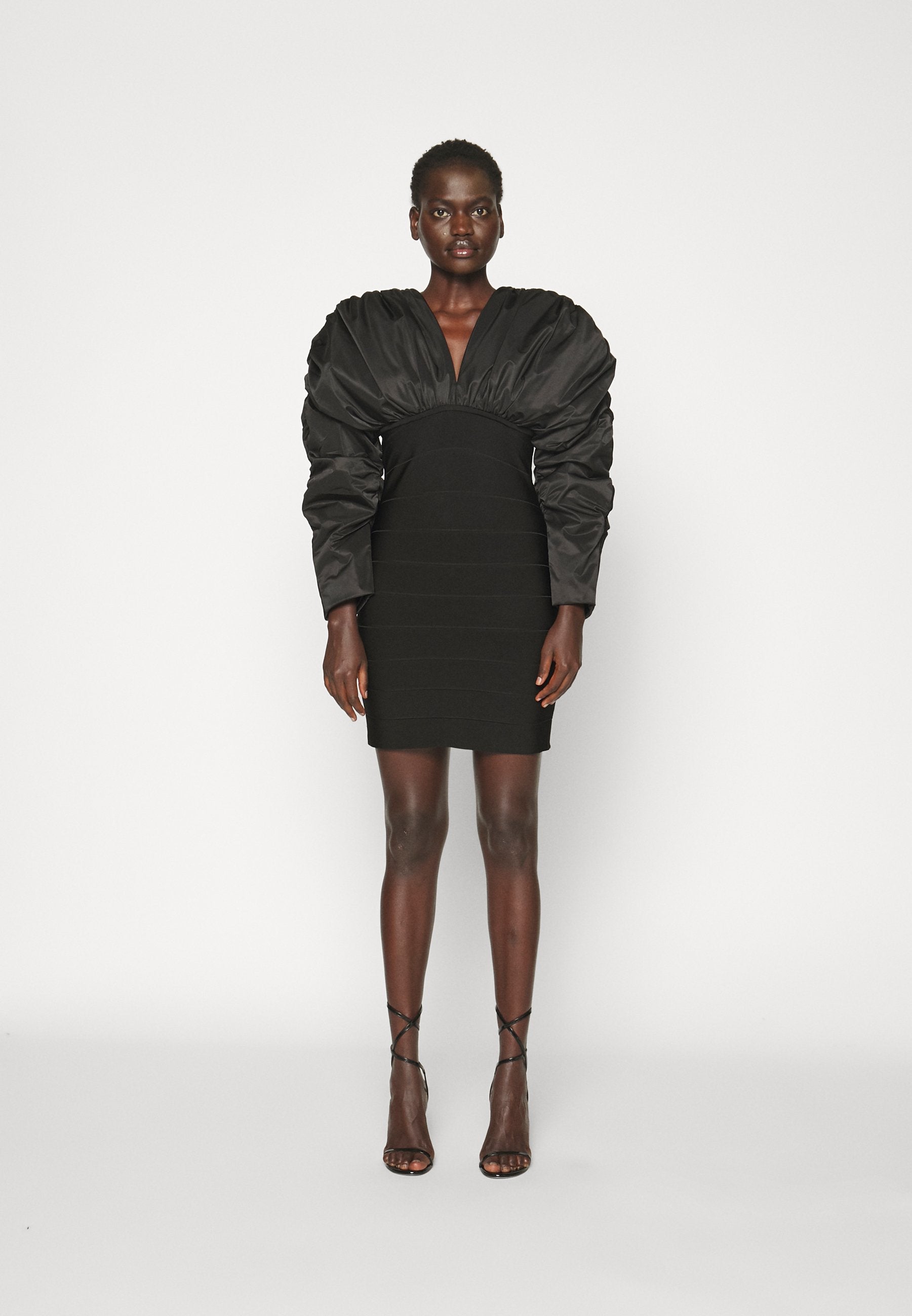 Hervé Léger RUCHED MINI DRESS